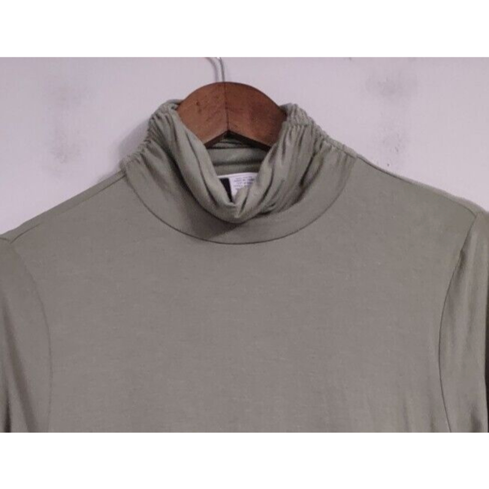 Soft Surroundings Jackie Knit Dress Size Medium Green Long Sleeve - Picture 6 of 6